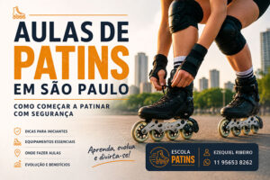 Aulas de patins em São Paulo com a Escola Patins
