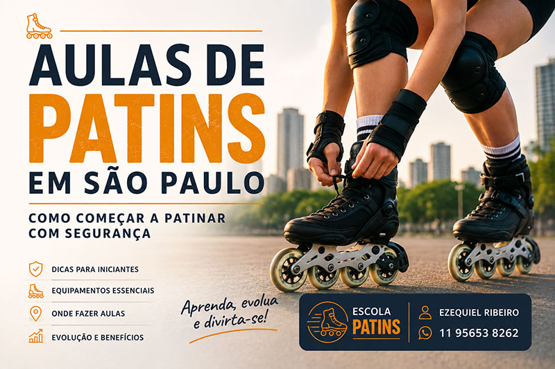 Aulas de patins em São Paulo com a Escola Patins